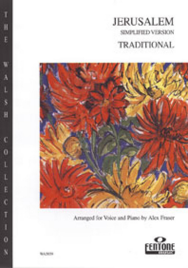 Jerusalem Traditional  for voice and piano  