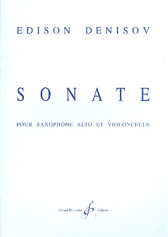 Sonate pour saxophone alto et violoncelle&nbsp;&nbsp;partition et partie&nbsp;&nbsp;
