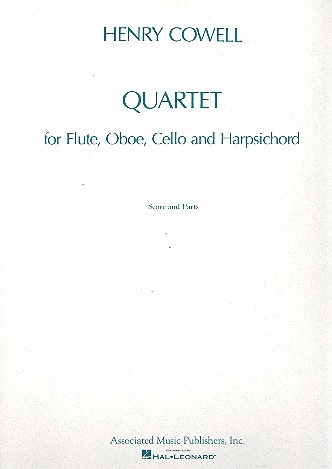 Quartet  for flute, oboe, cello and harpsichord  score and parts