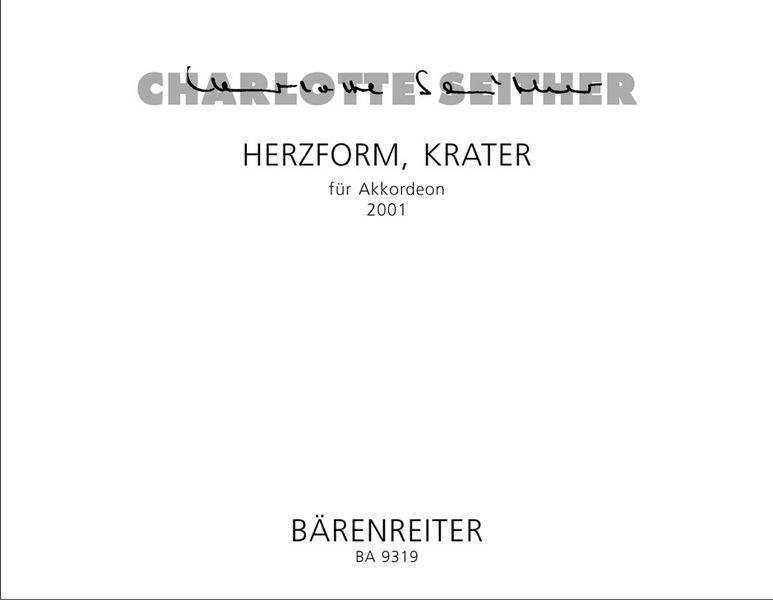 Herzform, Krater  für Akkordeon  