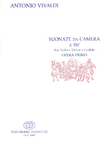 Suonate da camera a tre op.1&nbsp;&nbsp;per 2 violini e violone o cembalo&nbsp;&nbsp;