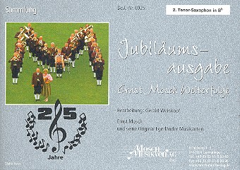 Ernst Mosch Welterfolge Band 25  für Blasorchester  Tenorsaxophon 2
