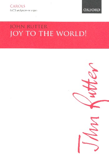 Joy to  the World  for mixed chorus and piano/organ  score