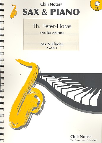 No Sax No Fun (+CD)  für Saxophon (A/T) und Klavier  