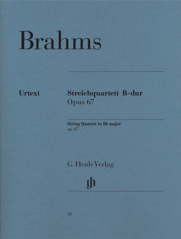 Streichquartett B-Dur op.67&nbsp;&nbsp;&nbsp;&nbsp;Stimmen