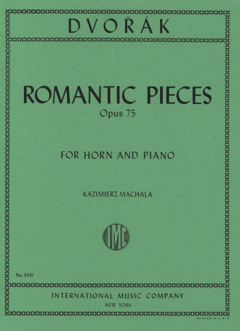 Romantic pieces op.75&nbsp;&nbsp;for horn in f and piano&nbsp;&nbsp;Machala, K., ed