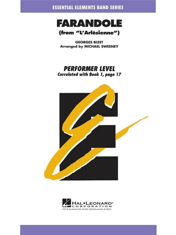 Farandole from L'Arlesienne  for concert band  score and parts