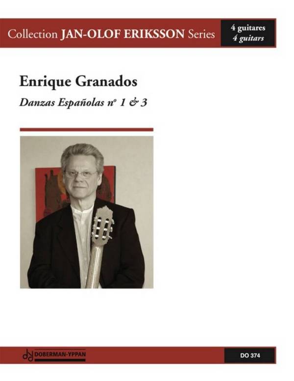 Danzas Espanolas Nr.1 und 2&nbsp;&nbsp;für 4 Gitarren&nbsp;&nbsp;Partitur und Stimmen