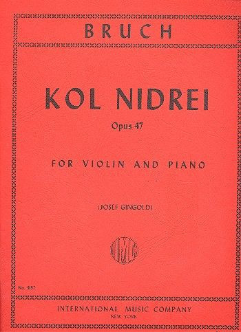 Kol Nidrei op.47  für Violine und Klavier  