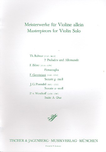Sonate g-Moll  für Violine  