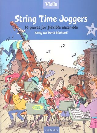 String Time Joggers (+CD)&nbsp;&nbsp;for flexible string ensemble&nbsp;&nbsp;violin