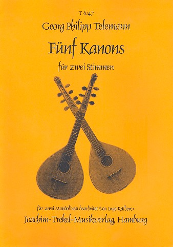 5 Kanons für 2 Mandolinen&nbsp;&nbsp;&nbsp;&nbsp;