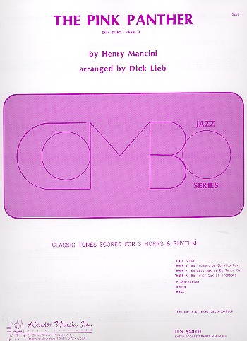 Pink Panther: für 3 horns and rhythm group  Partitur und Stimmen  