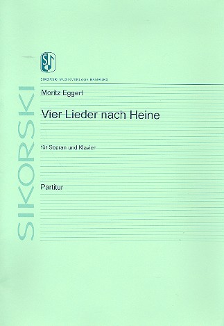 4 Lieder nach Heine  für Sopran und Klavier (2006)  Verlagskopie