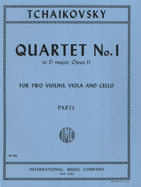 Quartet in D Major No.1 op.11&nbsp;&nbsp;for string quartet&nbsp;&nbsp;parts