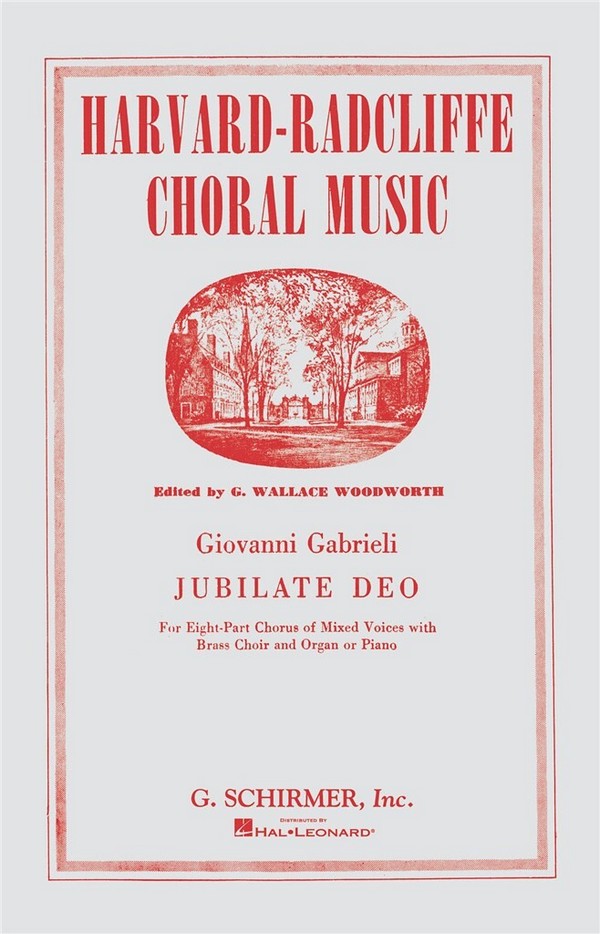 Jubilate Deo for mixed chorus,&nbsp;&nbsp;brass chorus and organ (piano)&nbsp;&nbsp;score