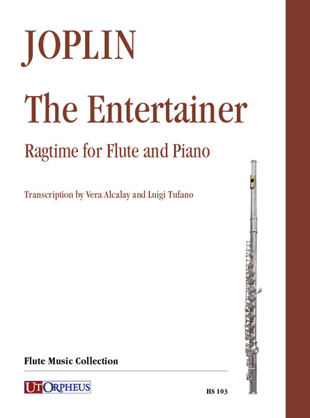The Entertainer ragtime per flauto&nbsp;&nbsp;e pianoforte&nbsp;&nbsp;Alcalay, V., ed