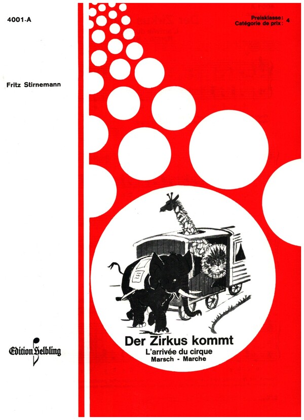 Der Zirkus kommt für Akkordeon&nbsp;&nbsp;(solo oder Duo)&nbsp;&nbsp;