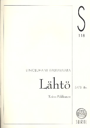 Lähtö  for mixed chorus a cappella  score