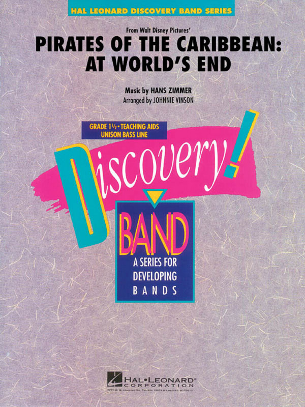 Pirates of the Caribbean vol.3 (At World's End):  for band  score and parts