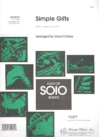 Simple Gifts für Tenorhorn (Baryton)&nbsp;&nbsp;und Klavier&nbsp;&nbsp;