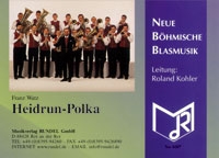 Heidrun-Polka für Blasorchester  Partitur und Stimmen  