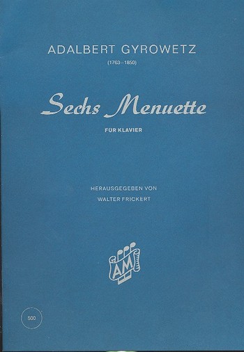 6 Menuette   für Klavier  