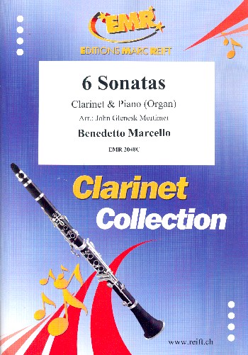 6 Sonatas&nbsp;&nbsp;for clarinet and piano (organ)&nbsp;&nbsp;