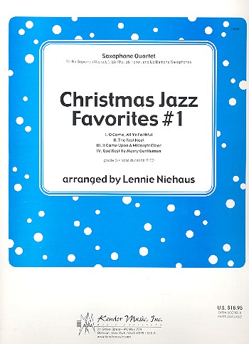 Christmas Jazz Favorites #1&nbsp;&nbsp;für 4 Saxophone&nbsp;&nbsp;score and parts