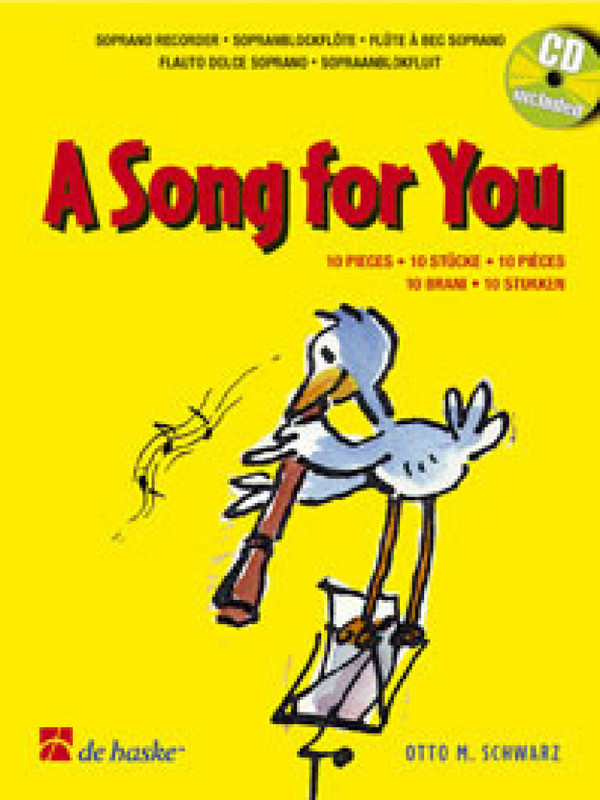 A Song for You (+CD) 10 Stücke&nbsp;&nbsp;für Sopranblockflöte&nbsp;&nbsp;