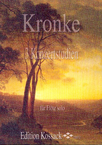 3 Konzertstudien op.188  für Flöte solo    