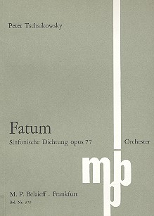Fatum Sinfonische Dichtung op.77&nbsp;&nbsp;für Orchester&nbsp;&nbsp;Studienpartitur