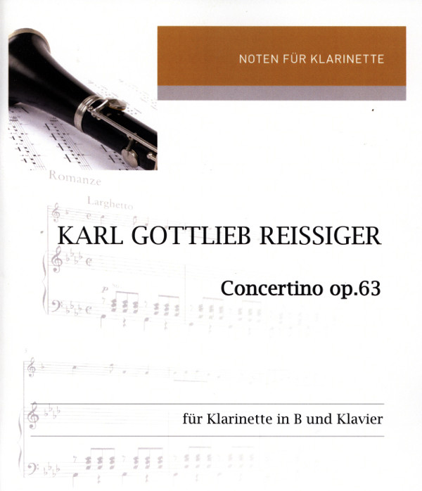 Concertino op.63 für Klarinette und  Orchester für Klarinette und Klavier  