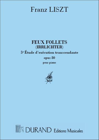 Feux follets  für Klavier  