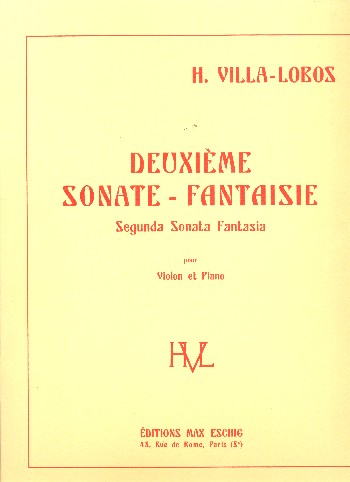 Sonate-Fantaisie No.2 pour  violon et piano  