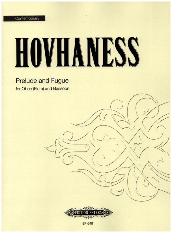 Prelude and fugue&nbsp;&nbsp;for oboe and bassoon&nbsp;&nbsp;2 Scores