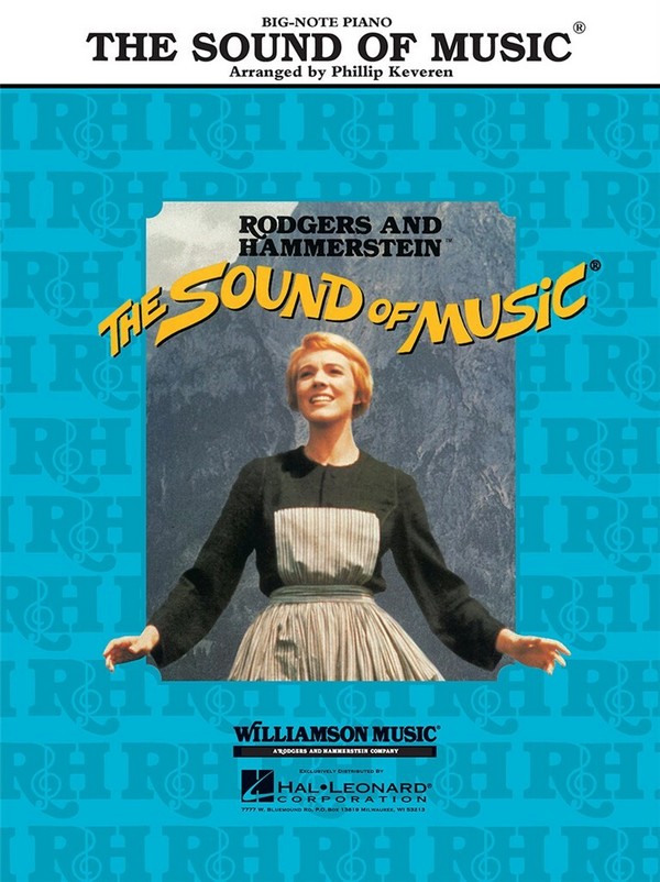 The Sound of Music:&nbsp;&nbsp;for big-note piano (vocal/guitar)&nbsp;&nbsp;