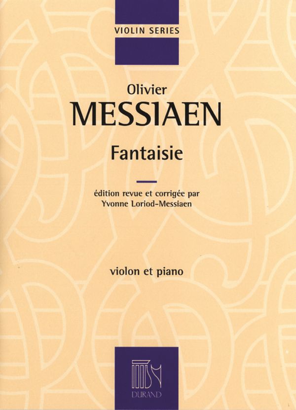 Fantasie  pour violon et piano  