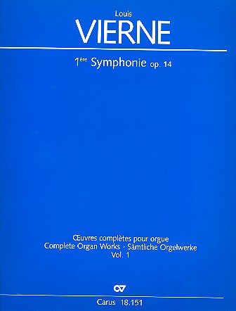 Sinfonie Nr.1 op.14&nbsp;&nbsp;für Orgel&nbsp;&nbsp;