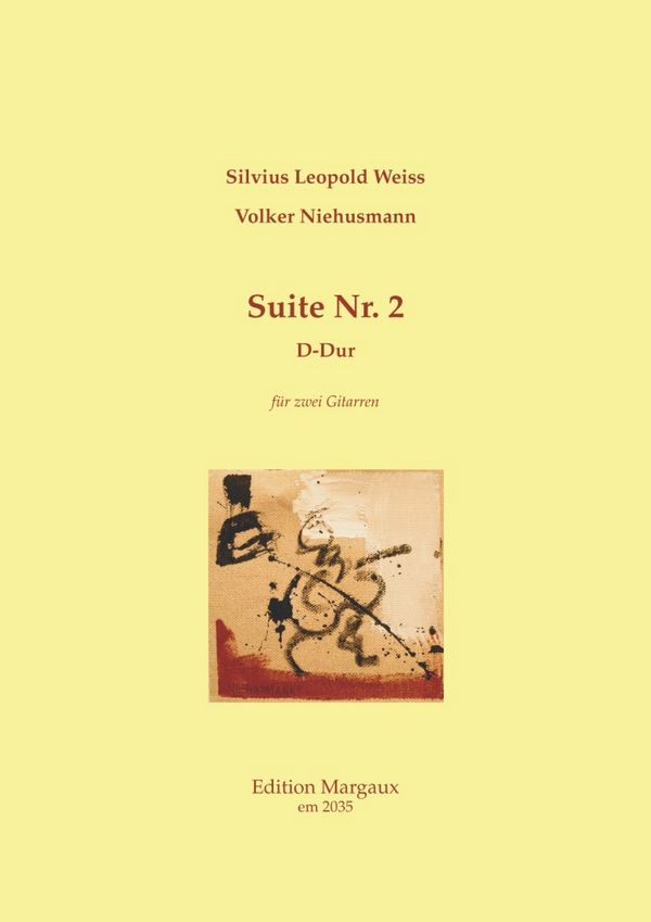 Suite D-Dur Nr.2  für 2 Gitarren  Partitur und 2 Stimmen