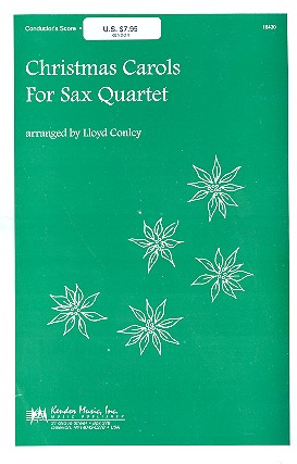 Christmas Carols for&nbsp;&nbsp;4 saxophones (SATBar)&nbsp;&nbsp;score