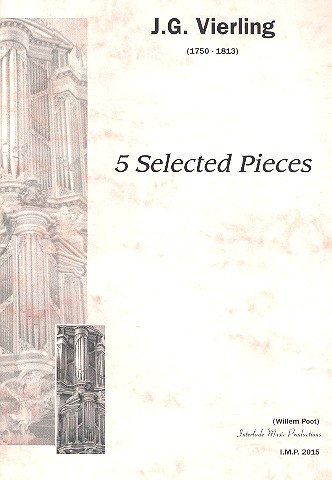 5 selected Pieces   for organ  
