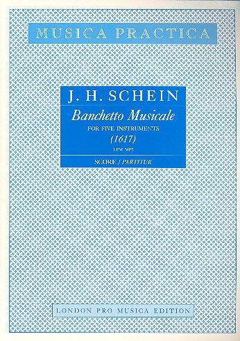 Banchetto Musicale (1617)  for 5 instruments  score