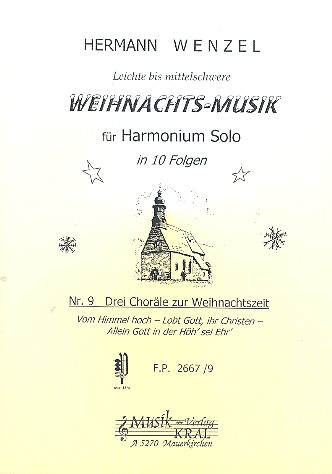 3 Choräle zur Weihnachtszeit  für Harmonium  