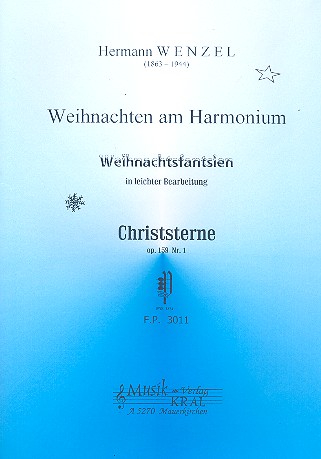 Christsterne op.159 ,1: für Harmonium  solo  