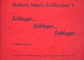 Halters Music Collection Band 1:&nbsp;&nbsp;für Blasorchester&nbsp;&nbsp;8.Stimme (Keyboard)