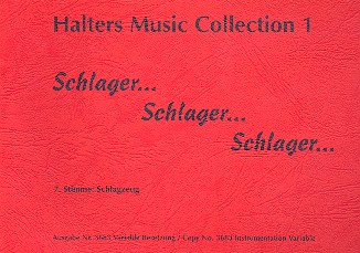 Halters Music Collection Band 1:&nbsp;&nbsp;für Blasorchester&nbsp;&nbsp;7.Stimme (Schlagzeug)