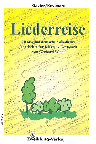 Liederreise&nbsp;&nbsp;für Klavier (Keyboard)&nbsp;&nbsp;