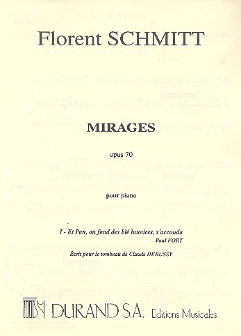 Mirages op.70 &nbsp;&nbsp;pour piano&nbsp;&nbsp;