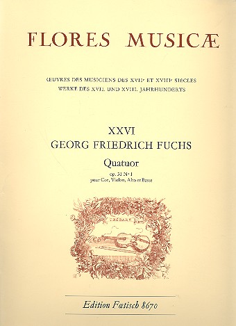Quartett op.31,1 für Horn, Violine,  Viola und Bass  Stimmen